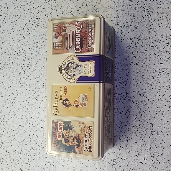 Cadbury Old Vintage Style Biscuit Tin Empty - Picture 3 of 9